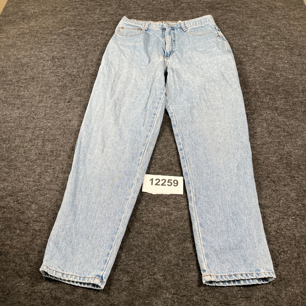Vintage Nuovo County Seat Tapered Mom Jeans Womens 11/12S Blue Denim Cotton